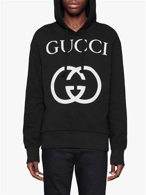 gucci hooded sweatshirt with interlocking g|farfetch gucci hoodie.